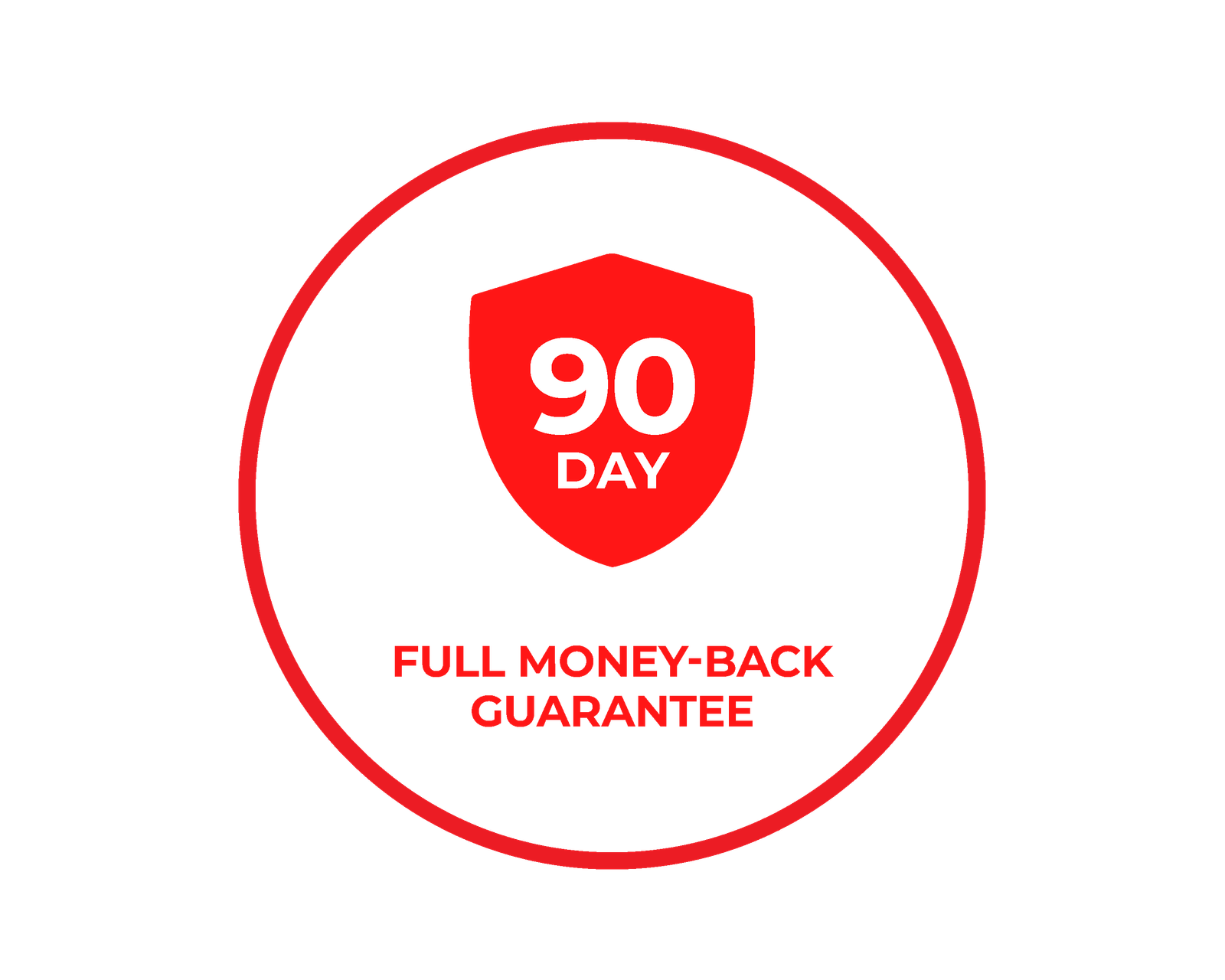 90-Day Full Money Back Guarantee 90-Day Full Money Back Guarantee